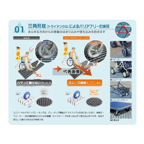 カワグレ コーナーアングル(単体)/側溝用みぞぶた/車道用 みぞ幅(L)400mm  UKMI 50...