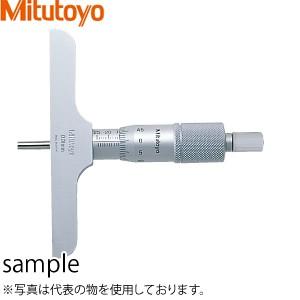 ミツトヨ(Mitutoyo)　DMS100-25(128-102)　単体形デプスマイクロメータ　測定...