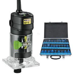 EARTH MAN　アースマン　電動トリマ　TR-100　【35本組トリマビット付】 【在庫有り】