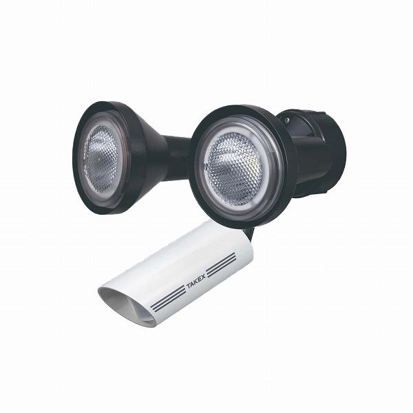 TAKEX(竹中エンジニアリング) LED人感・音感ライト LED2灯 立体検知最長部15m LCL...