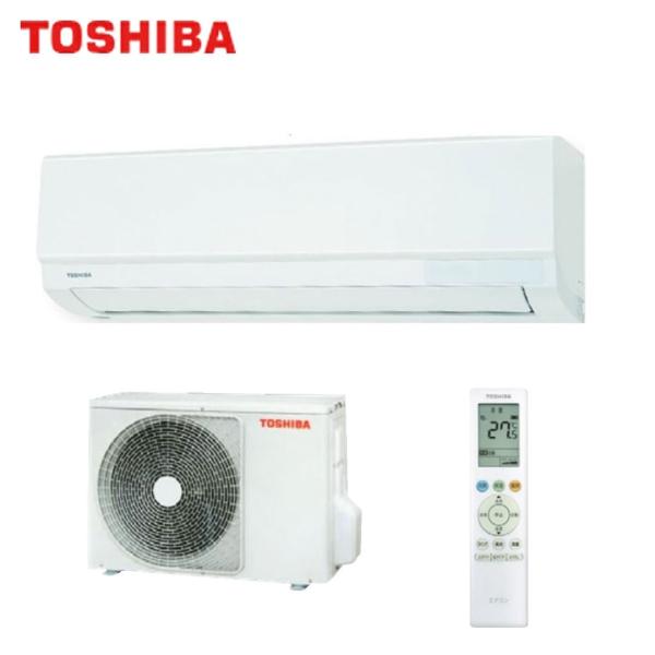 日本キャリア(東芝) 住宅用ルームエアコン 主に14畳用 (W) (室内機 (W) 室外機 RAS-...