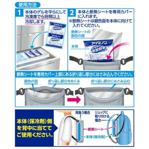 アイスノン ひんやり氷結背中クーラー 背中冷却...の詳細画像2