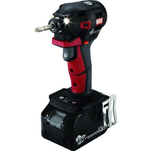 ■MAX 充電式ブラシレスインパクトドライバ18Vセット赤 PJID153RB2C1850A(195...
