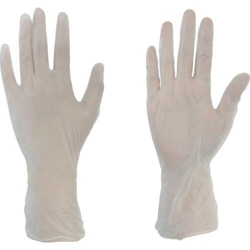 ■TRUSCO 使い捨てビニール手袋(プラスチック手袋) 粉無M クリア (100枚入) PVC10...