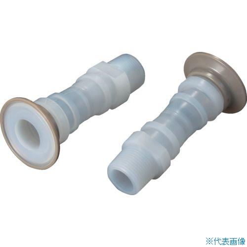 ■フロンケミカル フッ素樹脂(PFA)サニタリーヘルール×おねじジョイント1.5S(R1/2) NR...