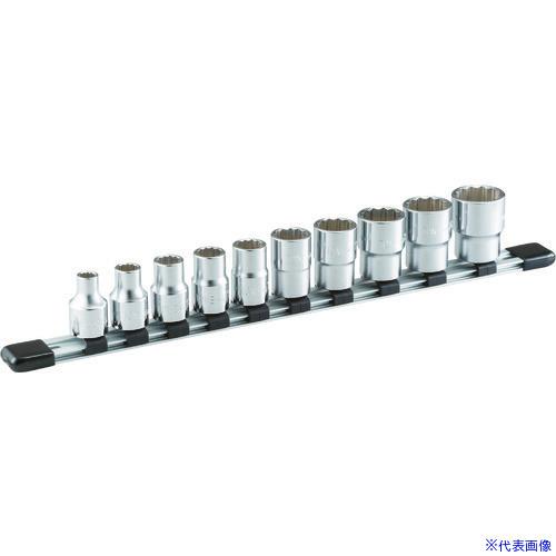 ■TONE ソケットセット(12角・ホルダー付) 10pcs 差込角12.7mm HD410(369...