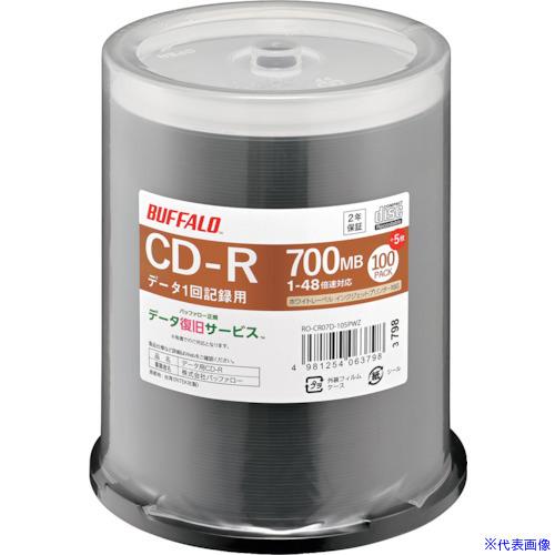 ■BUFFALO 光学メディア CD-R PCデータ用 700MB 法人チャネル向け 100枚+5枚...