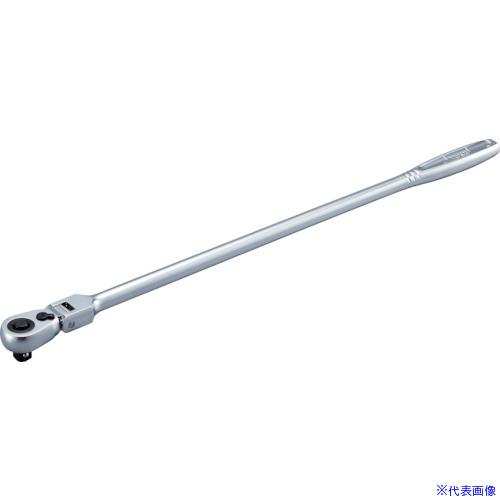 ■TONE ラチェットハンドル 首振りタイプ 歯数72枚 差込角9.5mm 全長427mm RH3F...