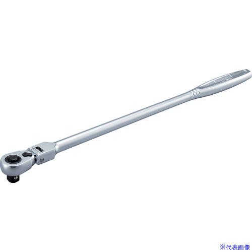■TONE ラチェットハンドル 首振りタイプ 歯数72枚 差込角12.7mm 全長428mm RH4...