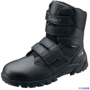 シモン 安全靴 8538 黒 牛革 マジック 長編 透湿 SIMON