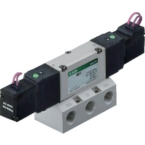 ■CKD 電磁弁 パイロット式5ポート弁セレックスバルブ 4Kシリーズ 2.7C Rc1/8 AC2...