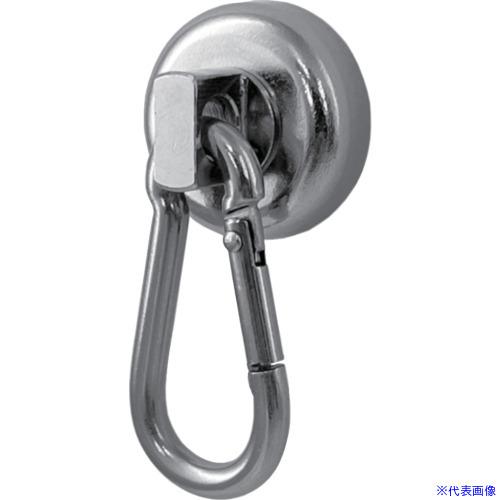 ■サンケー カラビナ付きマグネット25Φ HMK25(6446632)