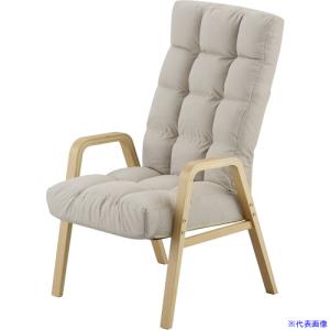 IRIS 113150 ウッドアームチェア Lサイズ アイボリー WACRLIV (7171711) [法人限定]の商品画像