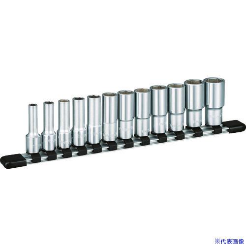■TONE ディープソケットセット(インチ) (6角・ホルダー付) 吋目 12pcs 差込角9.5m...