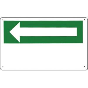 つくし工房 安全標識 112-C 『←(空白)』 文字案内標識 180×300mm SCボード