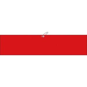 つくし工房 安全標識 550-D 無地高輝度反射腕章 赤 マジックテープ式 安全ピン付 90×400...