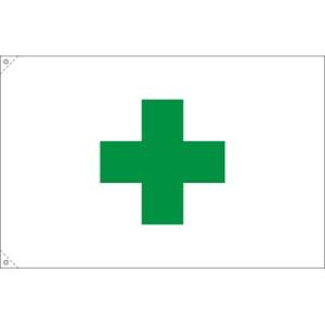 つくし工房 安全標識 641-B 安全旗 中 850×1300mm 布製