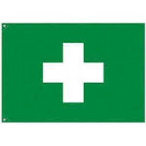 つくし工房 安全標識 642-A 衛生旗 大 1050×1500mm 布製