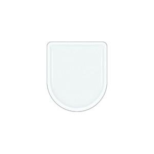 つくし工房 安全標識 888-W 『白無地』 役職表示ワッペン 80×70mm 軟質ビニール・スポン...