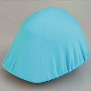 つくし工房 安全標識 3137-B カラーヘルメットカバー ブルー ポリエステル 保護帽(ヘルメット...