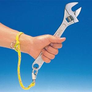 つくし工房 安全標識 3290 リストホルダー(金属フック付) 全長460mm ナイロン