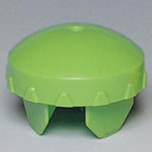つくし工房 安全標識 5012-G PSキャップ 単管パイプ専用 緑 φ48.6パイプ用