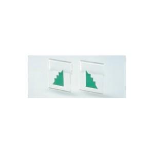 つくし工房 安全標識 7001-K ハイロッド専用カーソル W50×D10×H60(2個1組) ポリ...