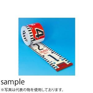 つくし工房 安全標識 7002-LL テープロッド(JIS1級) 60mm巾×10m[法人限定][送...