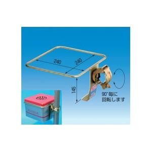 つくし工房 安全標識 8047-A すいがら入れ 単管設置型(すいがら缶付)すいがら缶クランプ スチ...