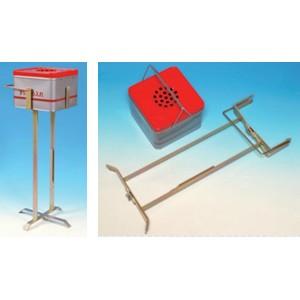 つくし工房 安全標識 8051 すいがら入れ 消火器設置型(すいがら缶付) W245×D245×H7...