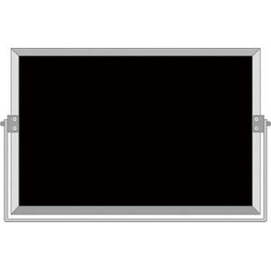 つくし工房 安全標識 BS-42 『無地』 全天候型撮影用黒板 300×450mm スチール