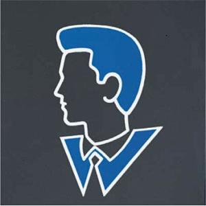 つくし工房 安全標識 DR-50 『男性(マーク)』 ドアプレート 両面テープ付 100×100mm...