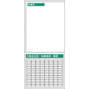 つくし工房 安全標識 KG-763L 『配置図』 フラット掲示板 大タイトル無し 2000×900m...