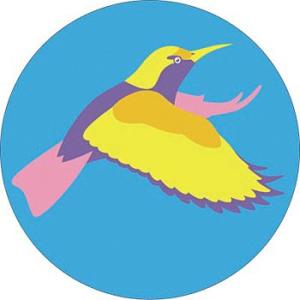 つくし工房 安全標識 KS-16 『とり/丸型』 たのし〜る(ブルーベイシリーズ) φ300 つくシ...