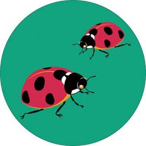 つくし工房 安全標識 KS-131 『こんちゅう2/丸型』 たのし〜る(グリーンフィールドシリーズ)...