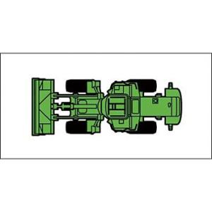 つくし工房 安全標識 MK-213A 『ホイルローダ(大)』 ミニ重機マグネット 60×120mm ...