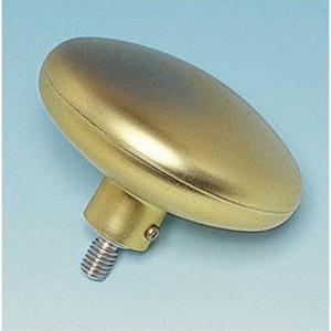 つくし工房 安全標識 SP-11 旗竿用偏平球 φ90 ABS(メッキ仕上げ)