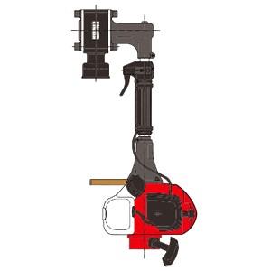 山田機械工業 ビーバービッグハンマー 杭打機(くい打ち) RP-042MS (ガイドパイプ・アンビル...