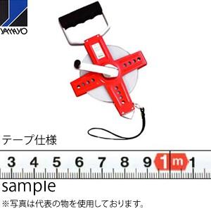 ヤマヨ測定器　ホワイトリール　WR100 100m　鋼製塗装巻尺