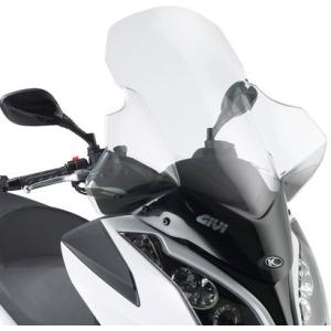 Givi/ジビ ウインドスクリーン Kymco Downtown 125/200/300 09-16 Xtown 125/300 16- クリアの商品画像