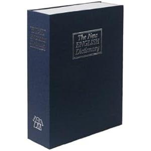 金庫 ブック型 鍵付き 本型 収納 小物 貴重品 本棚 防犯 インテリア デザイン 洋書風 プレゼン...