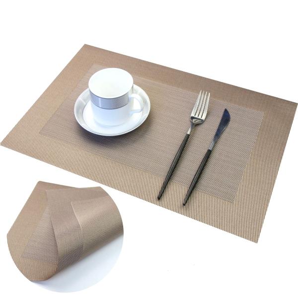 ランチョンマット ４枚セット 30x45cm おしゃれ 北欧風 格子縞 テーブルマット 食卓飾り 断...