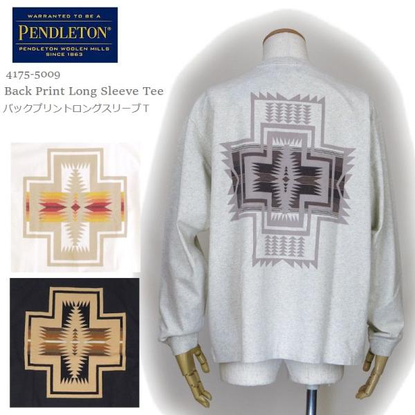 PENDLETON ペンドルトン 4175-5009 バックプリント ロングスリーブT  ユニセック...