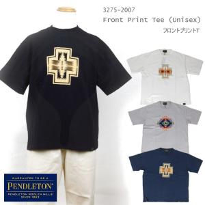 ペンドルトン tシャツ PENDLETON 3275-2007 フロントプリント T ユニセックス Front Print Tee 半袖 クルーネック Tシャツ キャンプ ギフト 父の日｜firstline