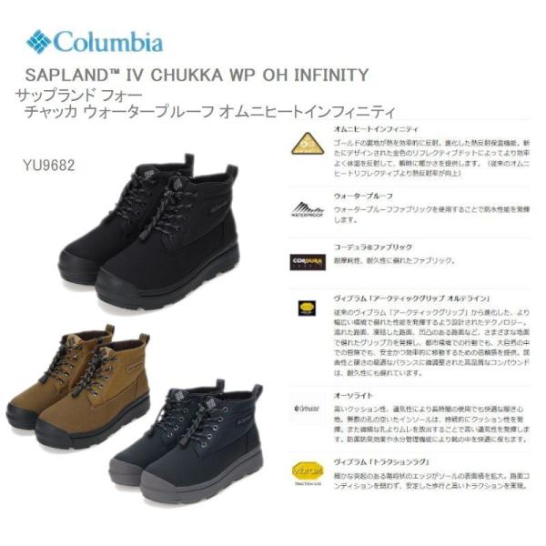 20%OFF コロンビア スノーブーツ  COLUMBIA YU9682 サップランド 4 チャッカ...