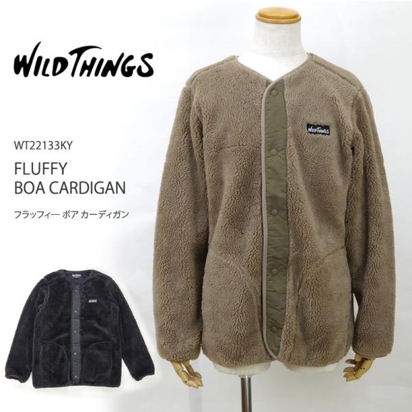 WILD THINGS ワイルドシングス フリース WT22133KY FLUFFY BOA CRA...