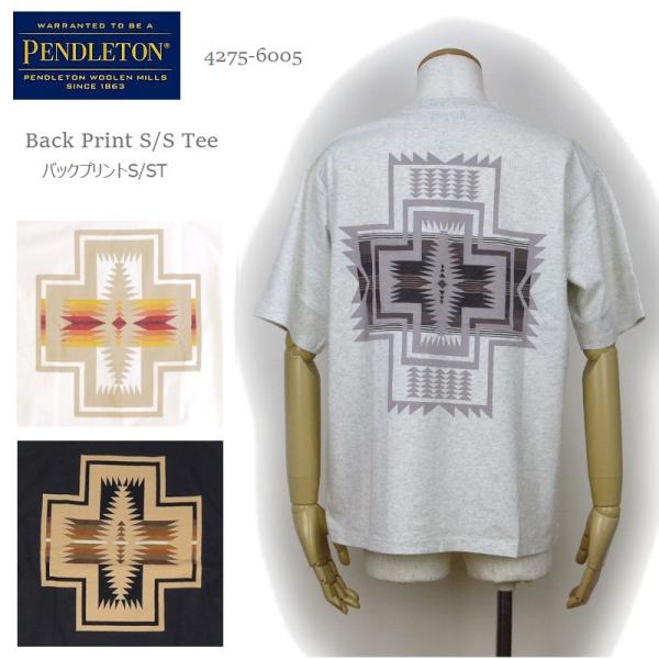 ペンドルトン tシャツ PENDLETON 4275-6005 バックプリント T ユニセックス B...