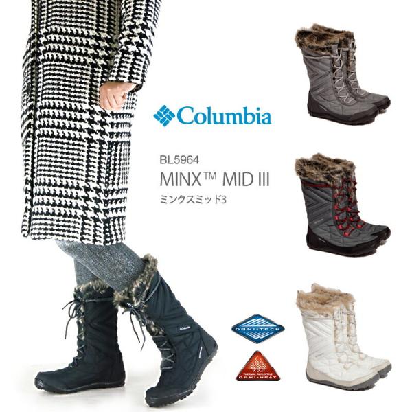 【30%OFF!】コロンビア ブーツ スノーブーツ COLUMBIA MINX MID III BL...