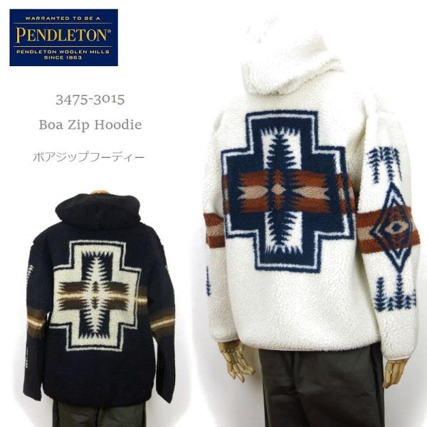 PENDLETON ペンドルトン 3475-3015 Boa Zip Hoodie ボア ジップ フ...
