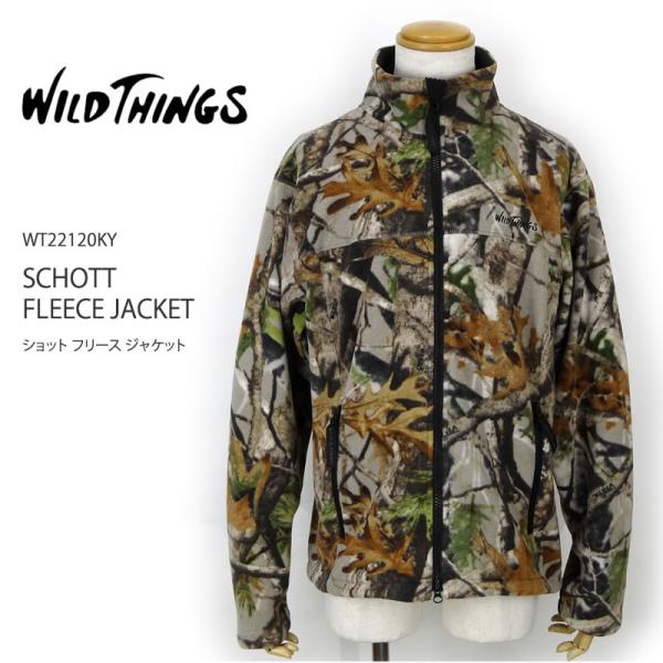 WILD THINGS ワイルドシングス フリース WT22120KY SCHOTT FLEECE ...